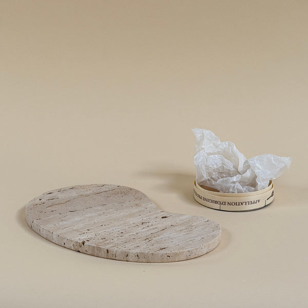 Beige Travertin „Flow“ Board