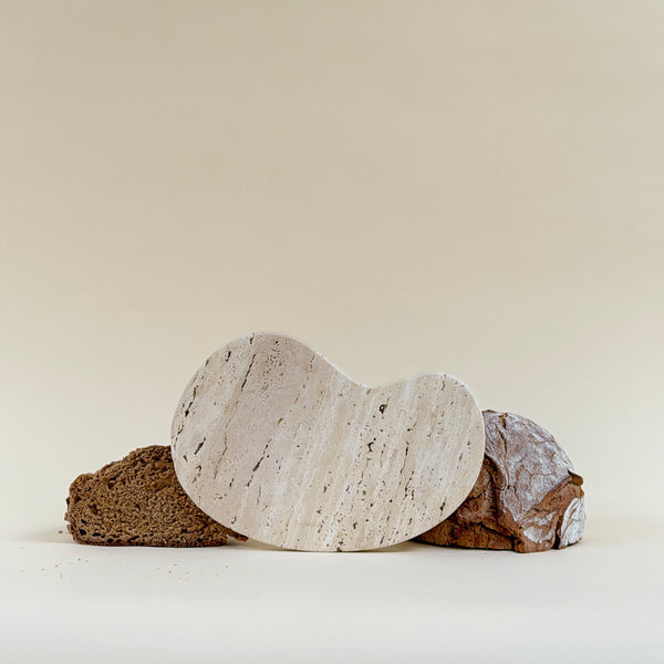 Beige Travertin „Flow“ Board