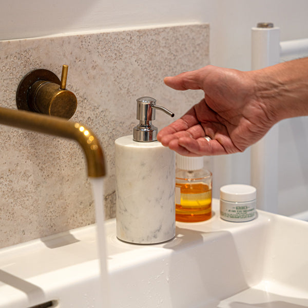 White Marble '24/7' Soap Dispenser