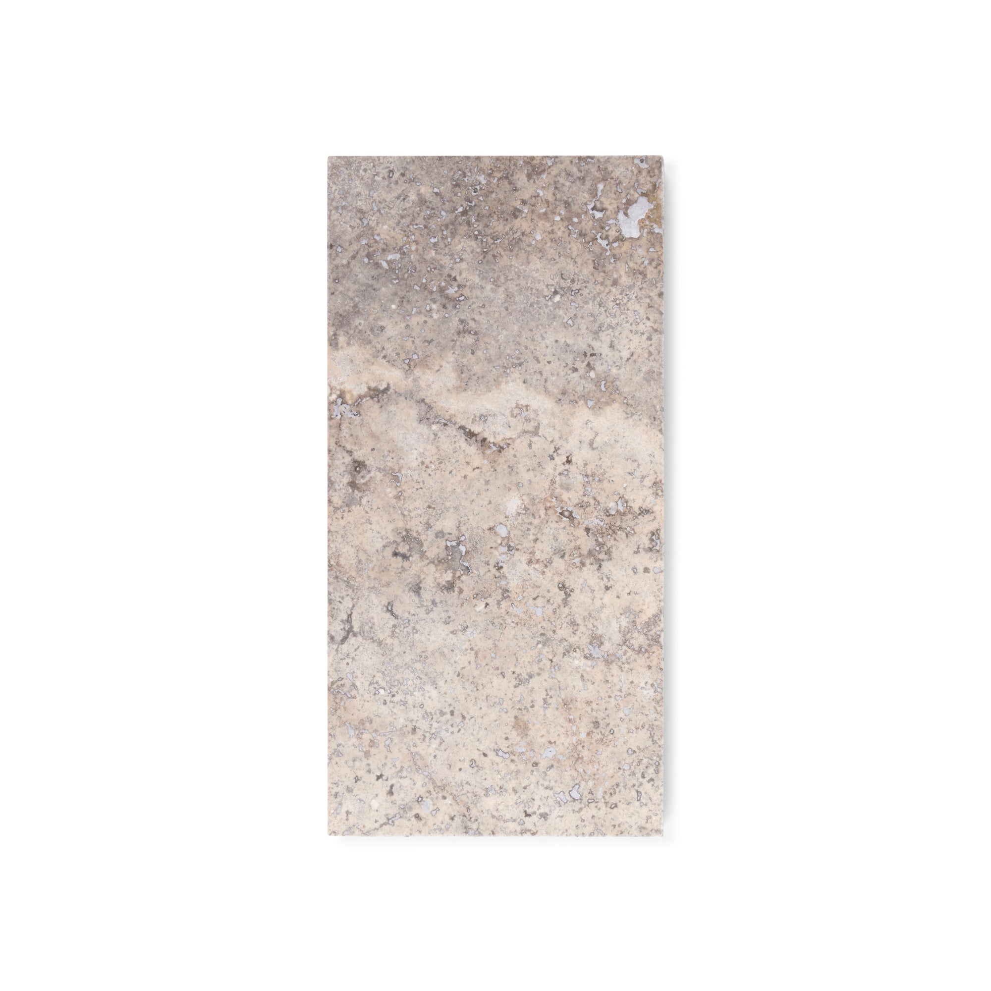 Silver Travertine Board M - 20 x 40 cm