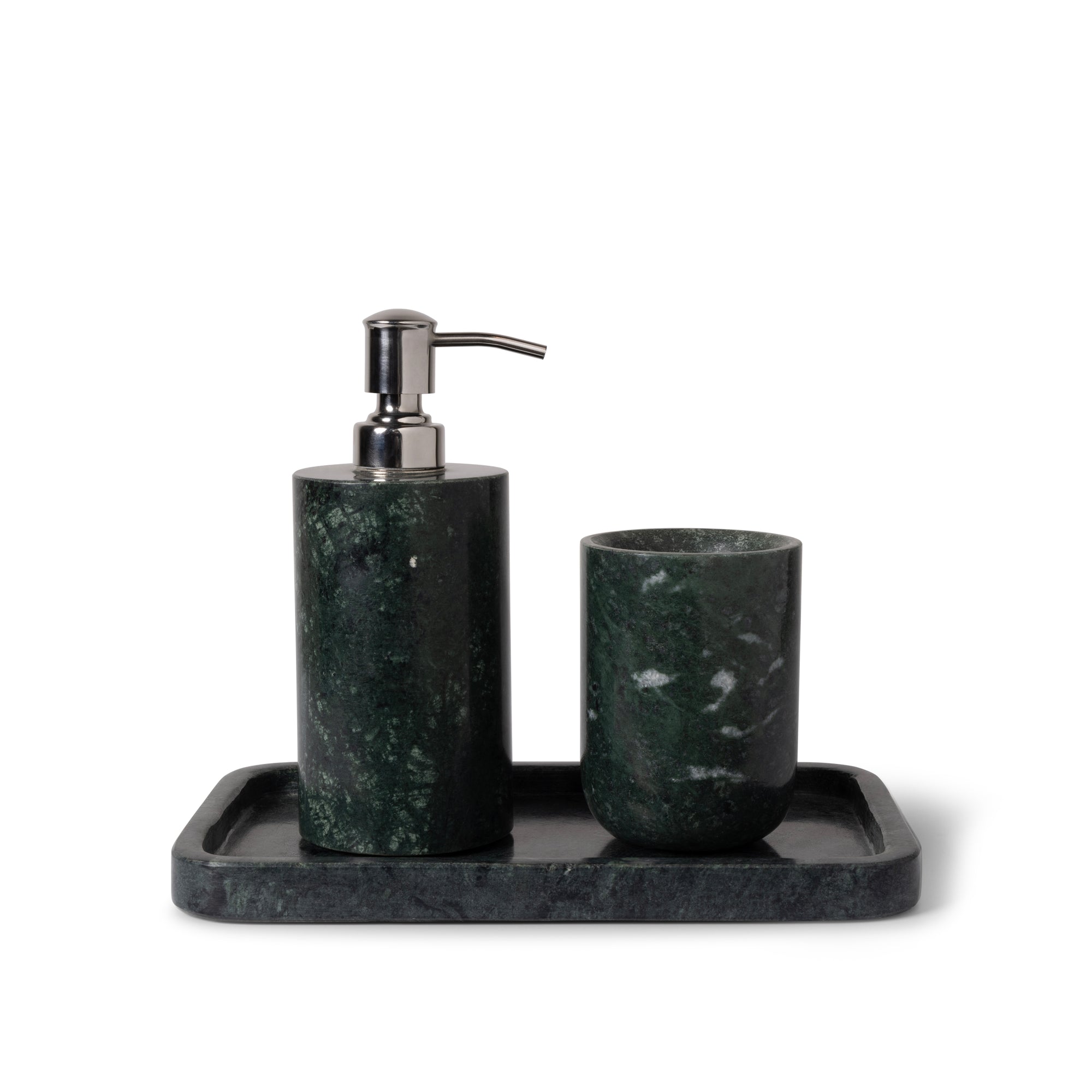 Grüner Marmor Badezimmer Set 02