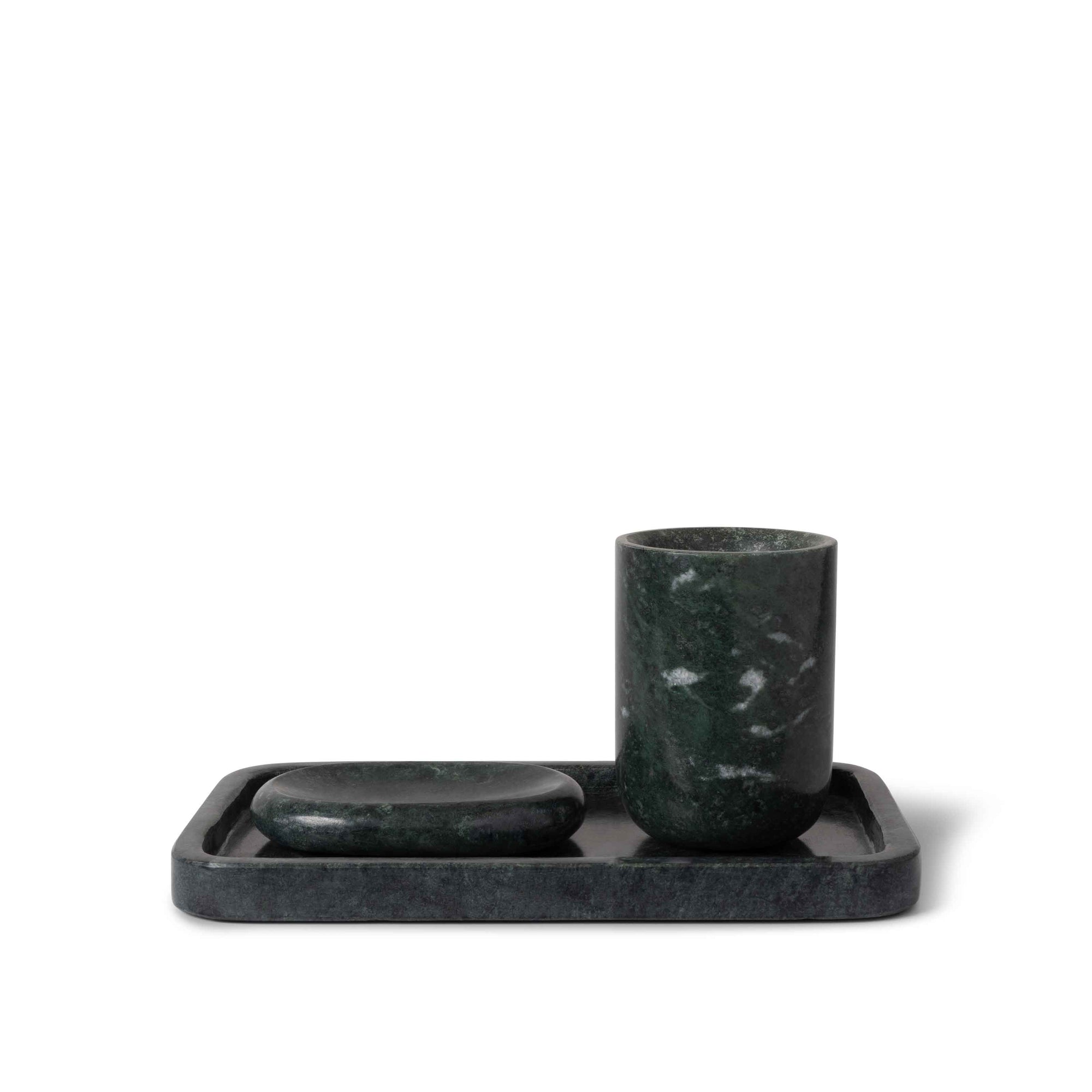 Green Marble 'Ritual' Tray