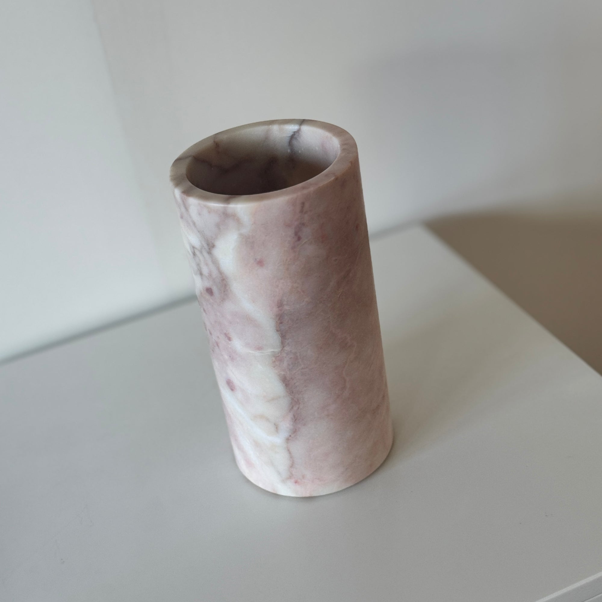 Stoned, not wasted: Blush Vase
