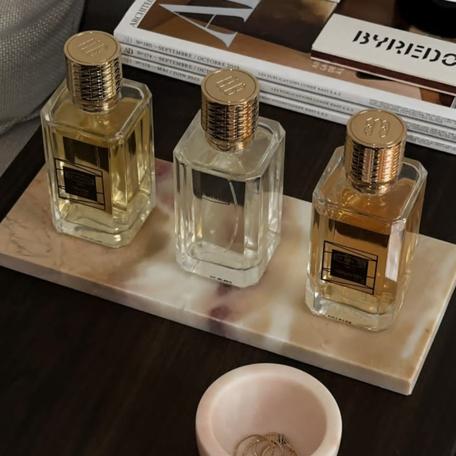 Rosa Marmor Rechteckiges Brett XS