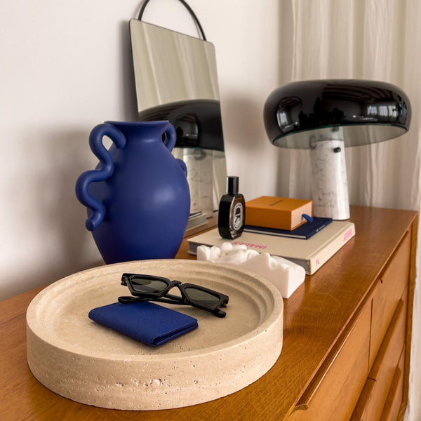 Stoned, not wasted: Travertin-Objekt „Amphi“