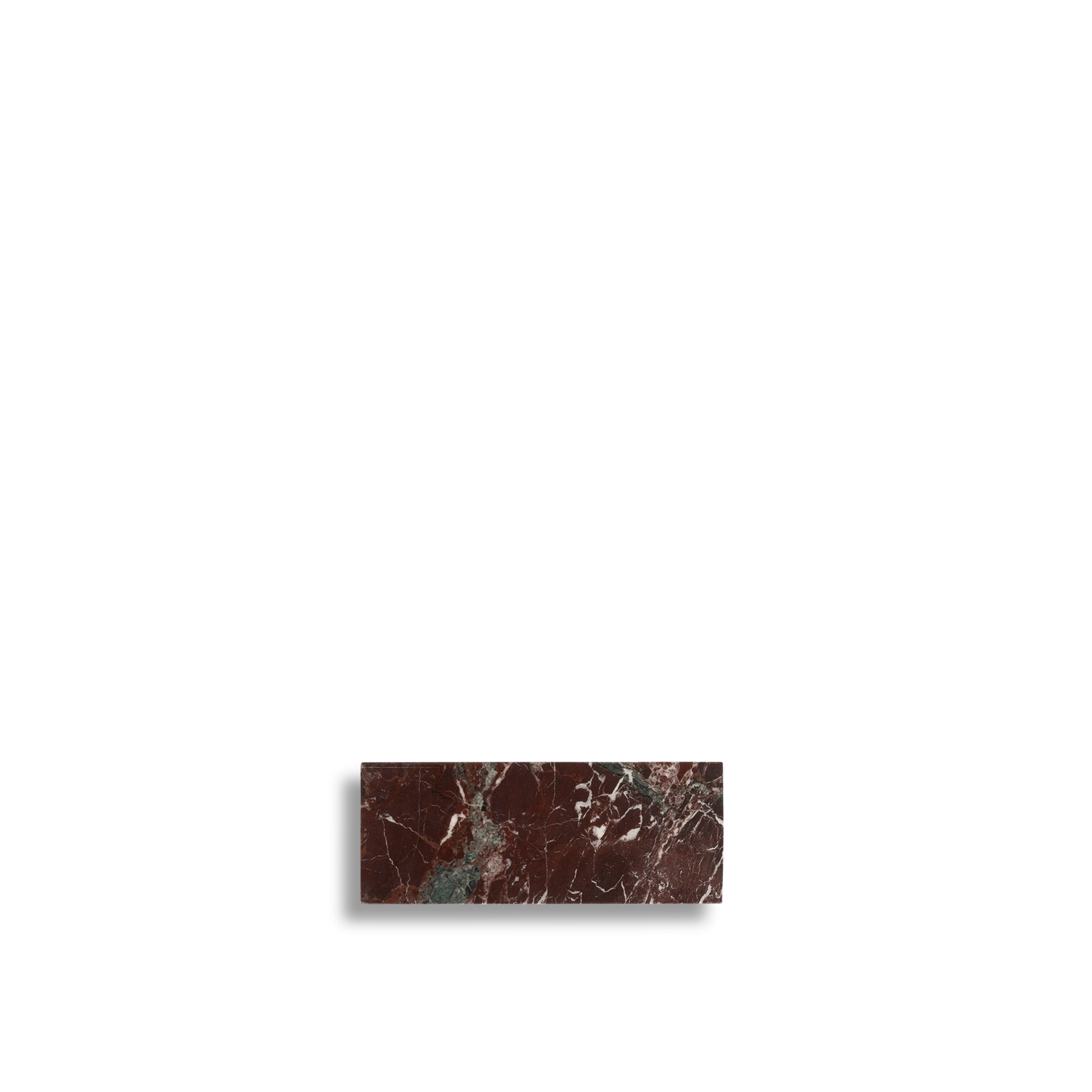 Burgunder Marmor Rechteckiges Brett XS - 10,5 x 25 cm