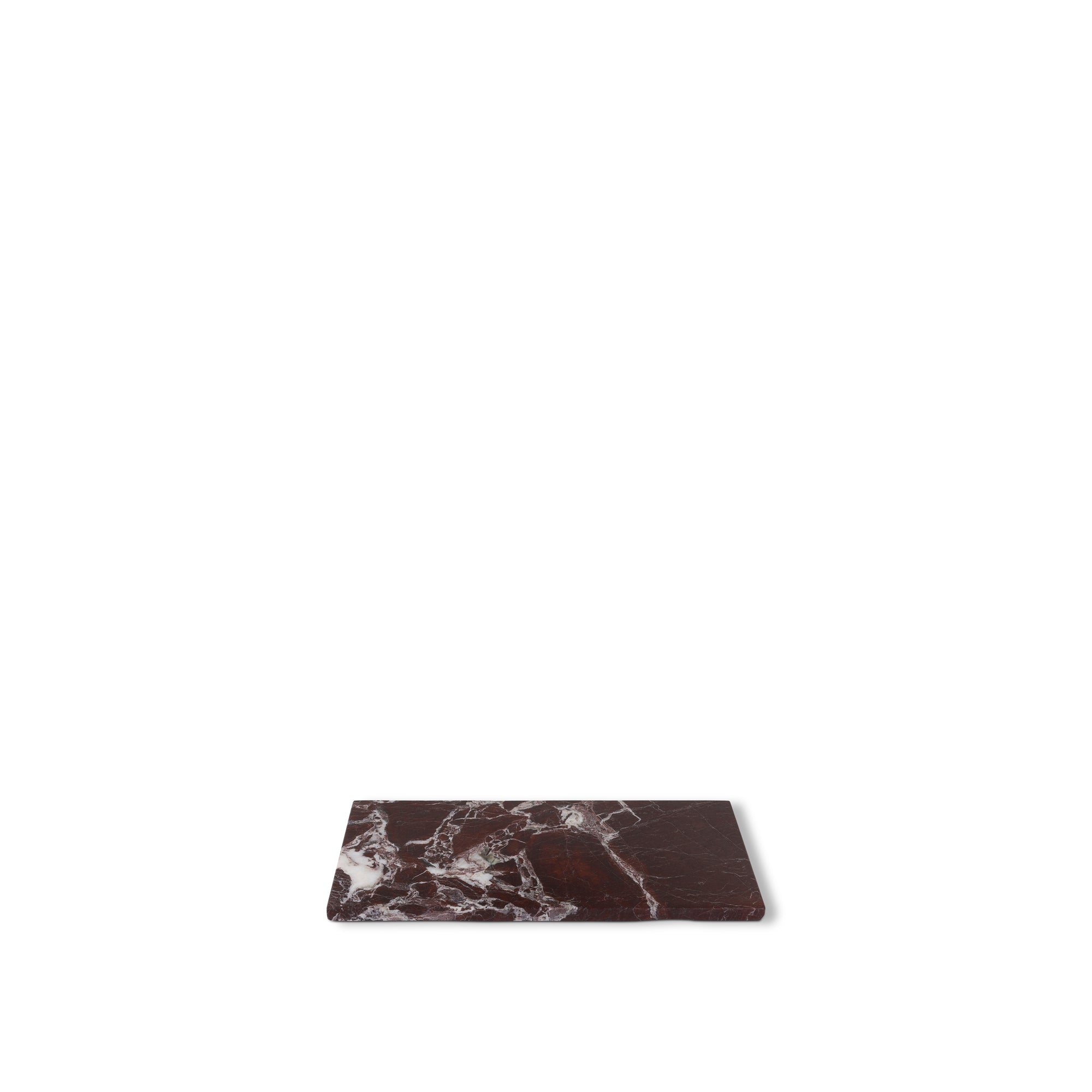 Burgunder Marmor Rechteckiges Brett S - 15 x 30 cm