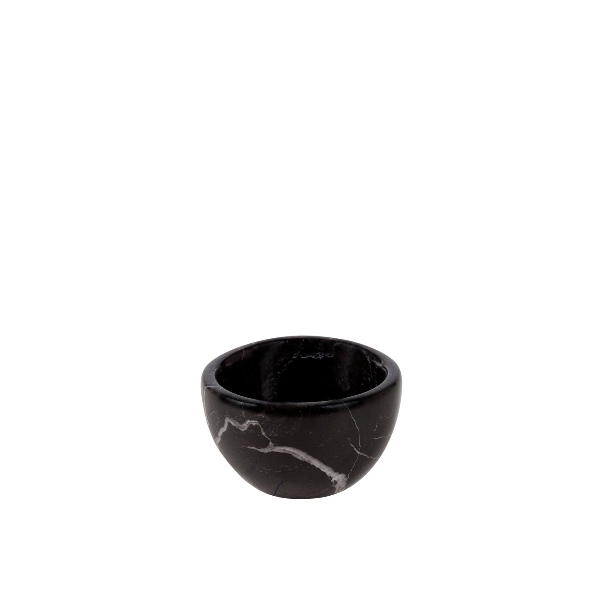 Schwarze Marmorschale XS