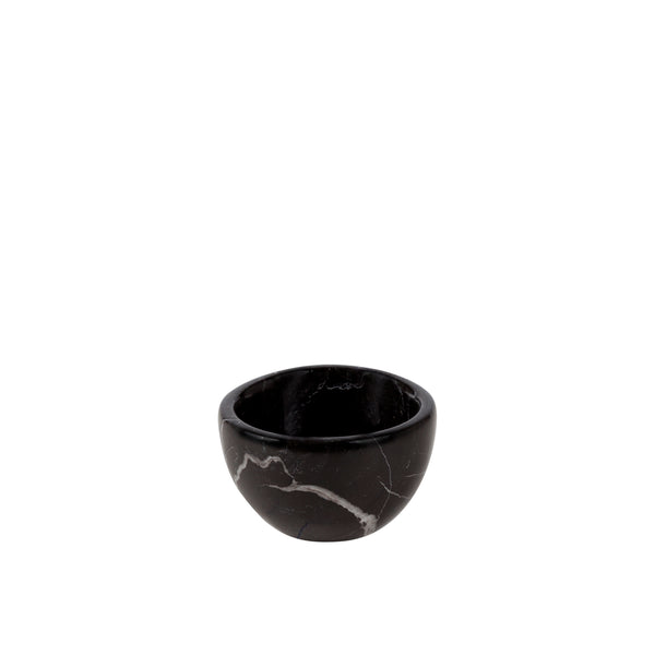 Schwarze Marmorschale XS