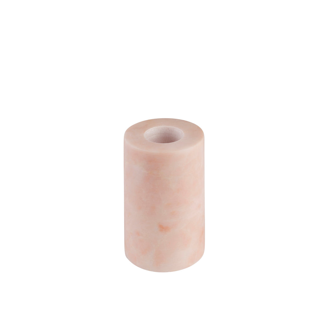 Stoned, not wasted: Rosa Marmor Kerzenhalter L