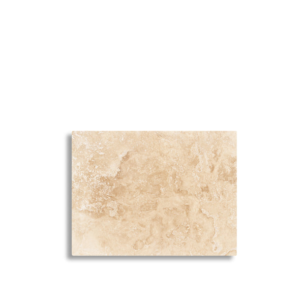 Stoned, not wasted: Travertin Rechteckplatte L - 30 x 40 cm